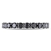 Thumbnail Image 3 of 1.98 CT. T.W. Black Enhanced Diamond Eternity Band in 14K White Gold