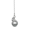 Enchanted Disney Villains Maleficent Onyx and 0.115 CT. T.W. Diamond Pendant in Sterling Silver with Black Rhodium Plate
