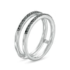 Thumbnail Image 3 of 0.147 CT. T.W. Black Enhanced Diamond Solitaire Enhancer in 10K White Gold