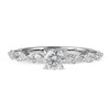 Thumbnail Image 2 of 1.10 CT. T.W. Round and Marquise Diamond Engagement Ring in 14K White Gold