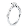 Thumbnail Image 1 of 1.60 CT. T.W. Princess-Cut and Marquise Diamond Engagement Ring in 14K White Gold