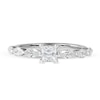 Thumbnail Image 2 of 1.60 CT. T.W. Princess-Cut and Marquise Diamond Engagement Ring in 14K White Gold