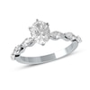 Thumbnail Image 0 of 1.60 CT. T.W. Oval and Marquise Diamond Engagement Ring in 14K White Gold