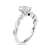 Thumbnail Image 2 of 1.60 CT. T.W. Oval and Marquise Diamond Engagement Ring in 14K White Gold