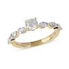Thumbnail Image 0 of 1.10 CT. T.W. Round and Marquise Diamond Engagement Ring in 14K Gold