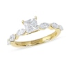 Thumbnail Image 0 of 1.10 CT. T.W. Princess-Cut and Marquise Diamond Engagement Ring in 14K Gold