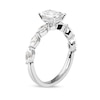 Thumbnail Image 2 of 1.60 CT. T.W. Emerald-Cut and Marquise Diamond Engagement Ring in 14K White Gold