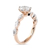 Thumbnail Image 2 of 1.60 CT. T.W. Oval and Marquise Diamond Engagement Ring in 14K Rose Gold