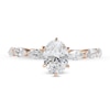 Thumbnail Image 2 of 1.60 CT. T.W. Oval and Marquise Diamond Engagement Ring in 14K Rose Gold