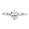 Thumbnail Image 3 of 1.60 CT. T.W. Oval and Marquise Diamond Engagement Ring in 14K Rose Gold