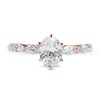 Thumbnail Image 2 of 1.60 CT. T.W. Oval and Marquise Diamond Engagement Ring in 14K Rose Gold