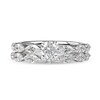 Thumbnail Image 2 of 1.89 CT. T.W. Round and Marquise Diamond Bridal Set in 14K White Gold