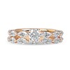 Thumbnail Image 2 of 1.89 CT. T.W. Round and Marquise Diamond Bridal Set in 14K Rose Gold