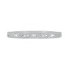 Thumbnail Image 7 of 0.69 CT. T.W. Baguette and Round Diamond Octagonal Frame Vintage-Style Bridal Set in 10K White Gold