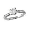 Thumbnail Image 1 of 1.00 CT. T.W. Diamond Engagement Ring in 10K White Gold (J/I3)