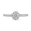 Thumbnail Image 3 of 0.50 CT. T.W. Diamond Frame Engagement Ring in 10K White Gold (J/I3)