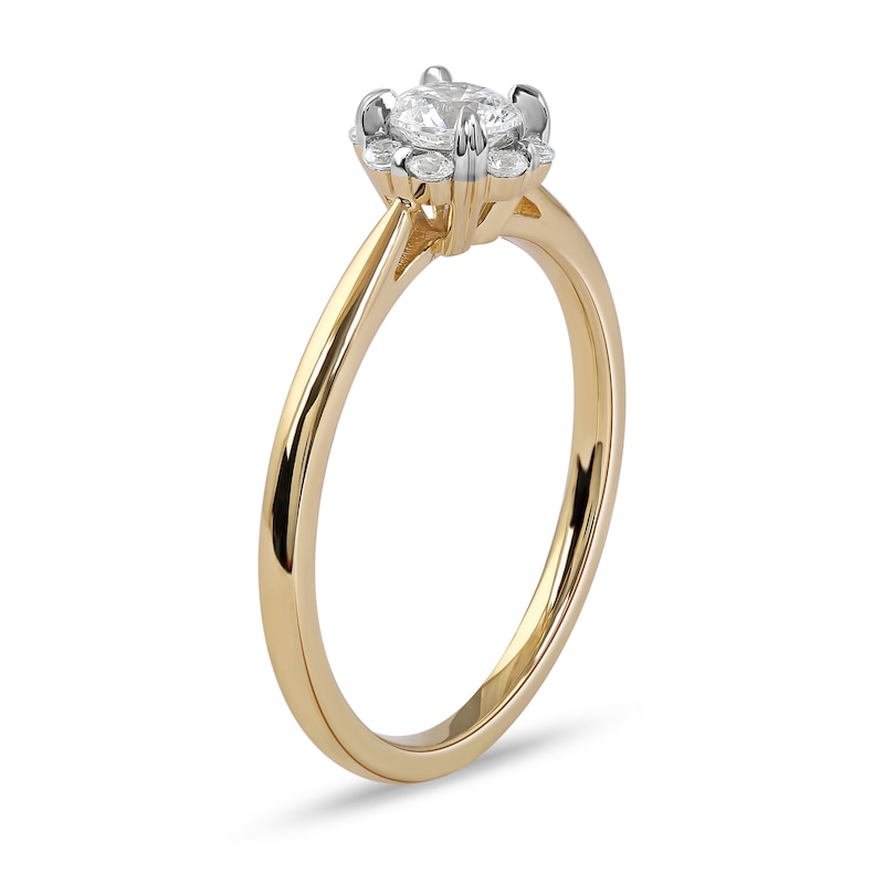 0.50 CT. T.W. Diamond Frame Engagement Ring in 10K Gold (J/I3)