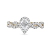 Thumbnail Image 3 of 0.75 CT. T.W. Pear-Shaped Diamond Frame Twist Shank Engagement Ring in 10K Gold (I/I1)