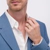 Thumbnail Image 2 of Men's Diamond Accent Rectangle-Top Nugget Ring in 10K Gold