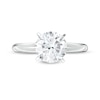 Thumbnail Image 3 of 2.00 CT. Lab-Created Diamond Solitaire Engagement Ring in 14K White Gold (F/SI2)