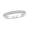 Thumbnail Image 4 of 0.69 CT. T.W. Princess-Cut Diamond Frame Vintage-Style Bridal Set in 10K White Gold