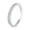 Thumbnail Image 6 of 0.69 CT. T.W. Princess-Cut Diamond Frame Vintage-Style Bridal Set in 10K White Gold