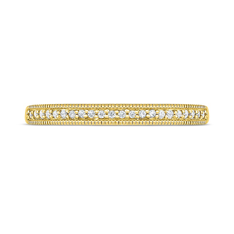 0.69 CT. T.W. Princess-Cut Diamond Frame Vintage-Style Bridal Set in 10K Gold