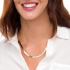 Thumbnail Image 2 of 5.0mm Herringbone Chain Necklace in Solid 10K Gold - 20"