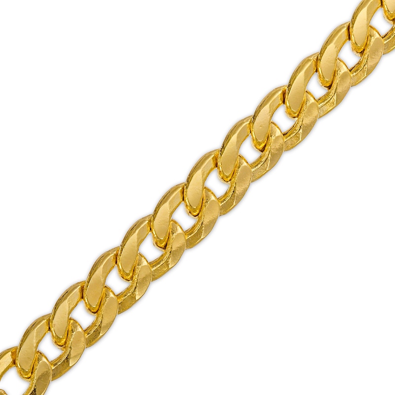 4.6mm Curb Chain Bracelet and Necklace Set in Hollow 10K Gold|Peoples Jewellers