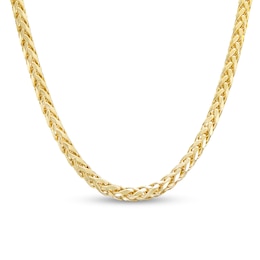 4.1mm Hollow Franco Chain Necklace in 10K Gold - 22&quot;