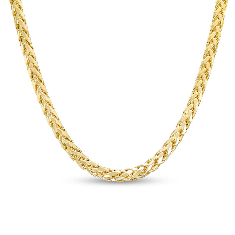 Main Image 1 of 4.1mm Franco Chain Necklace in Hollow 10K Gold - 22"