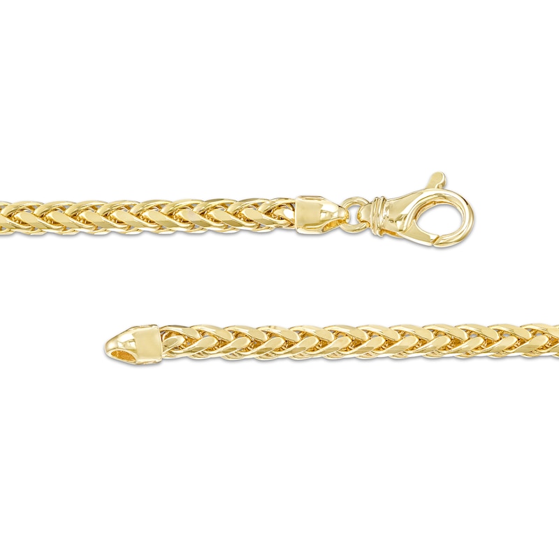 4.1mm Franco Chain Necklace in Hollow 10K Gold - 22"