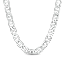 6.9mm Mariner Chain Necklace in Sterling Silver – 22"