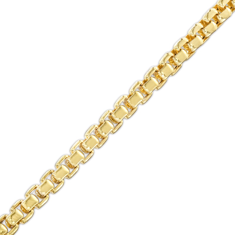 Main Image 1 of 3.7mm Box Chain Bracelet in Hollow 10K Gold – 8.5"