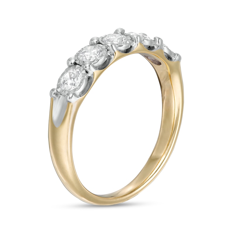 Main Image 3 of 0.50 CT. T.W. Diamond Five Stone Anniversary Ring in 10K Gold