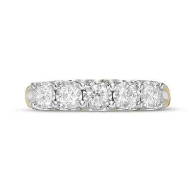 0.50 CT. T.W. Diamond Five Stone Anniversary Ring in 10K Gold
