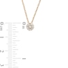 Thumbnail Image 3 of 0.20 CT. T.W. Composite Diamond Flower Pendant in 10K Gold