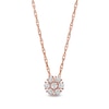 Thumbnail Image 0 of 0.20 CT. T.W. Composite Diamond Flower Pendant in 10K Rose Gold