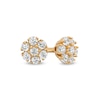 Thumbnail Image 1 of 0.20 CT. T.W. Composite Diamond Flower Stud Earrings in 10K Gold