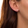 Thumbnail Image 1 of 0.20 CT. T.W. Composite Diamond Flower Stud Earrings in 10K Gold