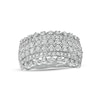 Thumbnail Image 0 of 1.45 CT. T.W. Diamond Multi-Row Anniversary Band in 10K White Gold