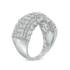 Thumbnail Image 2 of 1.45 CT. T.W. Diamond Multi-Row Anniversary Band in 10K White Gold