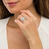 Thumbnail Image 1 of 1.45 CT. T.W. Diamond Art Deco Vintage-Style Anniversary Band in Sterling Silver