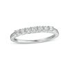Thumbnail Image 0 of 0.23 CT. T.W. Diamond Seven Stone Anniversary Band in Sterling Silver