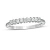 Thumbnail Image 1 of 0.29 CT. T.W. Princess-Cut Diamond Nine Stone Anniversary Band in 10K White Gold