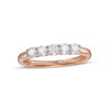 Thumbnail Image 0 of 0.45 CT. T.W. Diamond Five Stone Anniversary Band in 10K Rose Gold