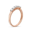 Thumbnail Image 2 of 0.45 CT. T.W. Diamond Five Stone Anniversary Band in 10K Rose Gold