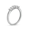 Thumbnail Image 2 of 0.45 CT. T.W. Princess-Cut Diamond Five Stone Anniversary Band in 10K White Gold