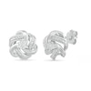 Thumbnail Image 2 of Diamond Accent Knot Stud Earrings in Sterling Silver