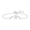 Thumbnail Image 1 of Diamond Accent Butterfly Bolo Bracelet in Sterling Silver – 9.5"